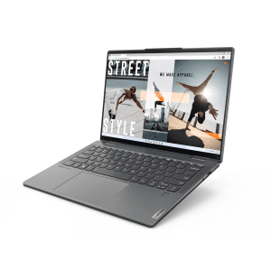 Lenovo Yoga 7 14IAL7, 1.7 GHz Core i7-1255U, 10-core CPU, 4.7 GHz Turbo, 16GB LPDDR5-4800, 512GB NVMe SSD, 14" 2.2K IPS 2240 x 1400 Touchscreen, Stylus Pen Support, 4 Speakers, Dolby Audio, Thunderbolt 4, Windows 11 Home - In Stock @Price in Nairobi